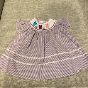 NWOT, “Lil Cactus” size 3-6 months, Easter, smocked dress